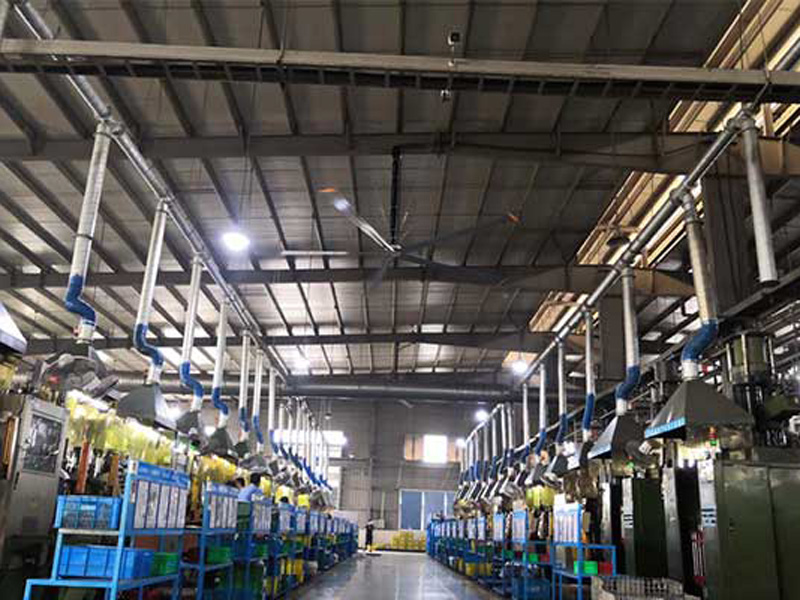 工业大吊扇风量大，覆盖广，广泛适用于大型商用场所